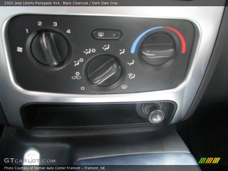 Black Clearcoat / Dark Slate Gray 2003 Jeep Liberty Renegade 4x4