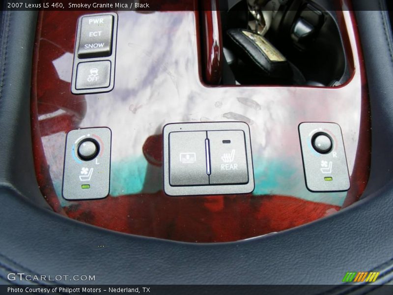Smokey Granite Mica / Black 2007 Lexus LS 460