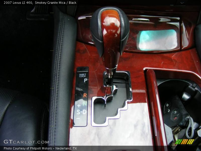 Smokey Granite Mica / Black 2007 Lexus LS 460