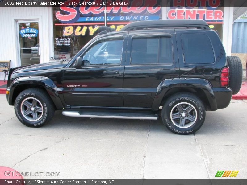 Black Clearcoat / Dark Slate Gray 2003 Jeep Liberty Renegade 4x4