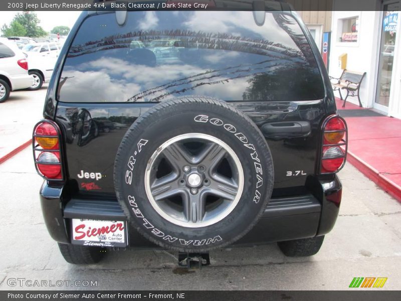 Black Clearcoat / Dark Slate Gray 2003 Jeep Liberty Renegade 4x4