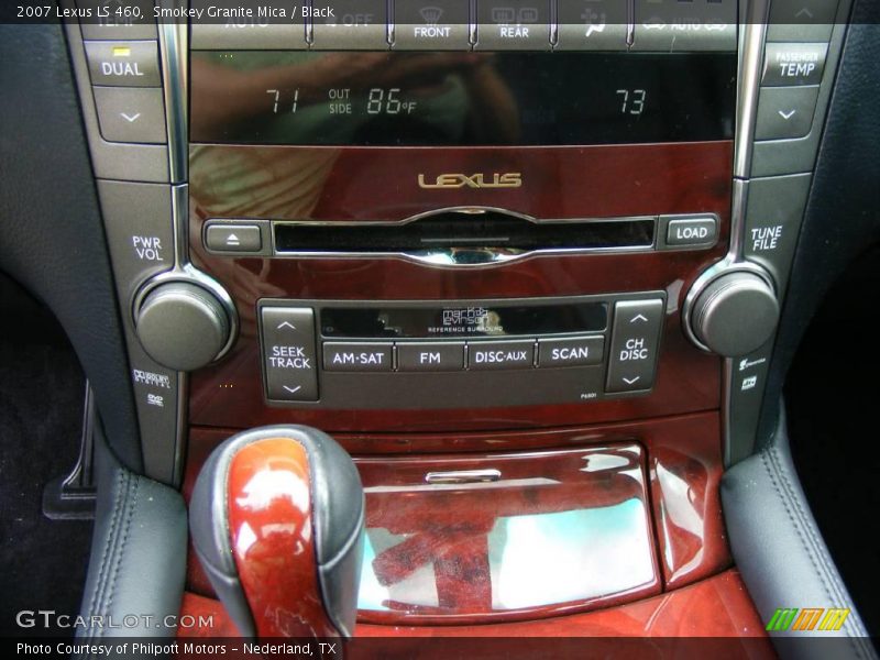 Smokey Granite Mica / Black 2007 Lexus LS 460