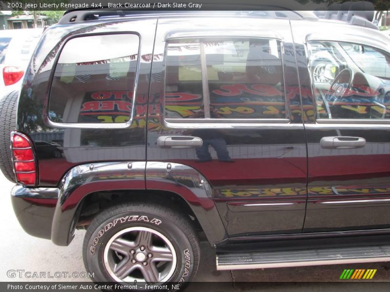 Black Clearcoat / Dark Slate Gray 2003 Jeep Liberty Renegade 4x4