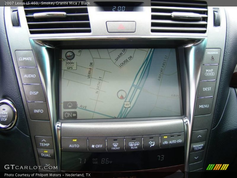 Smokey Granite Mica / Black 2007 Lexus LS 460