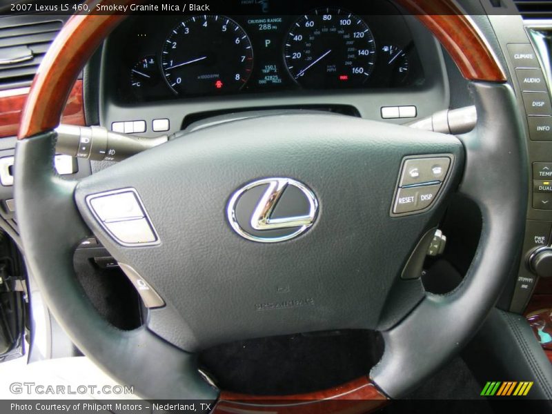 Smokey Granite Mica / Black 2007 Lexus LS 460