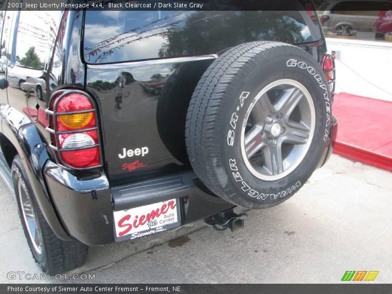 Black Clearcoat / Dark Slate Gray 2003 Jeep Liberty Renegade 4x4