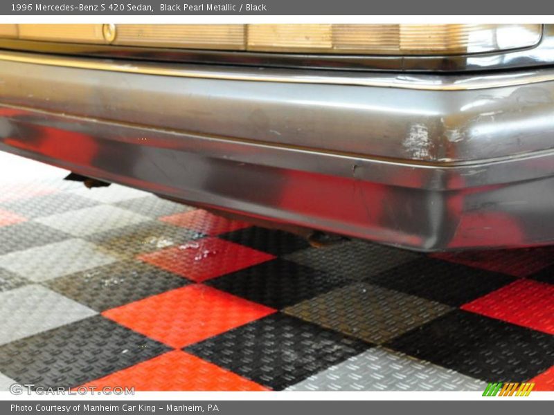 Black Pearl Metallic / Black 1996 Mercedes-Benz S 420 Sedan