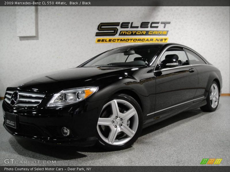 Black / Black 2009 Mercedes-Benz CL 550 4Matic