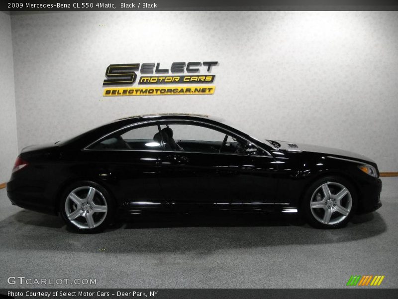Black / Black 2009 Mercedes-Benz CL 550 4Matic