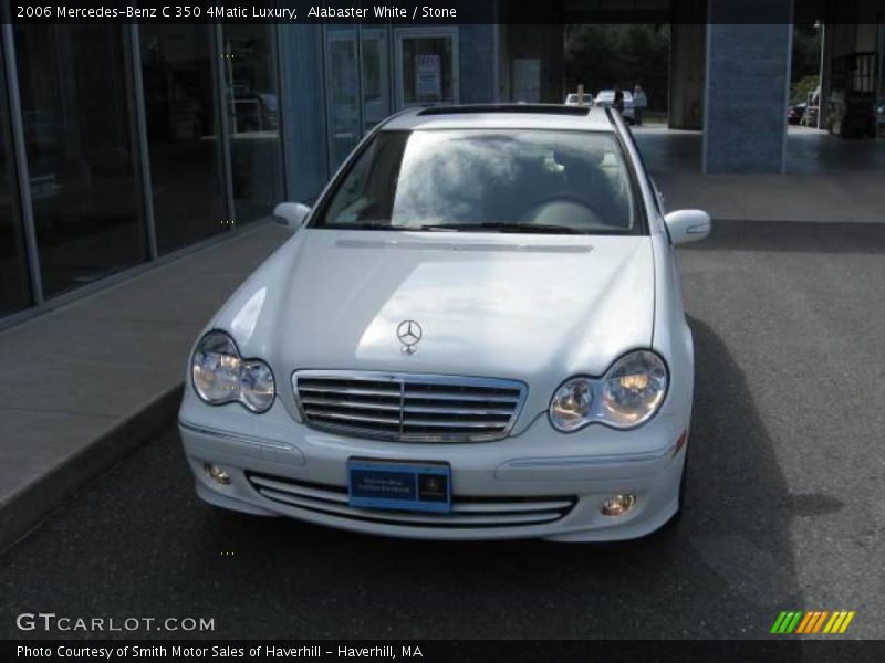 Alabaster White / Stone 2006 Mercedes-Benz C 350 4Matic Luxury