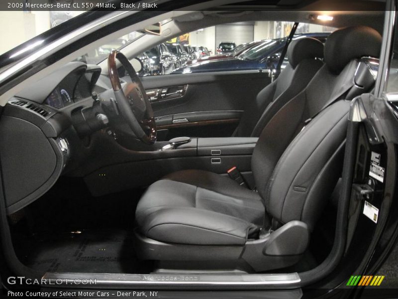 Black / Black 2009 Mercedes-Benz CL 550 4Matic