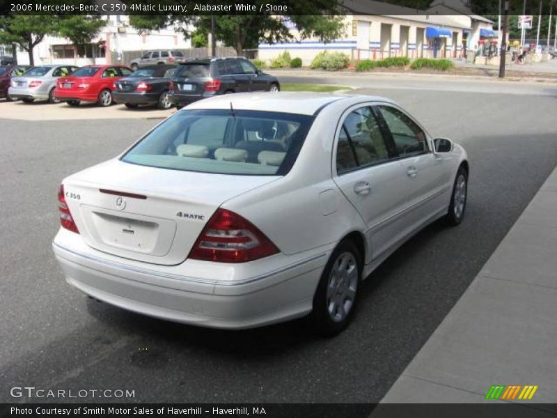 Alabaster White / Stone 2006 Mercedes-Benz C 350 4Matic Luxury