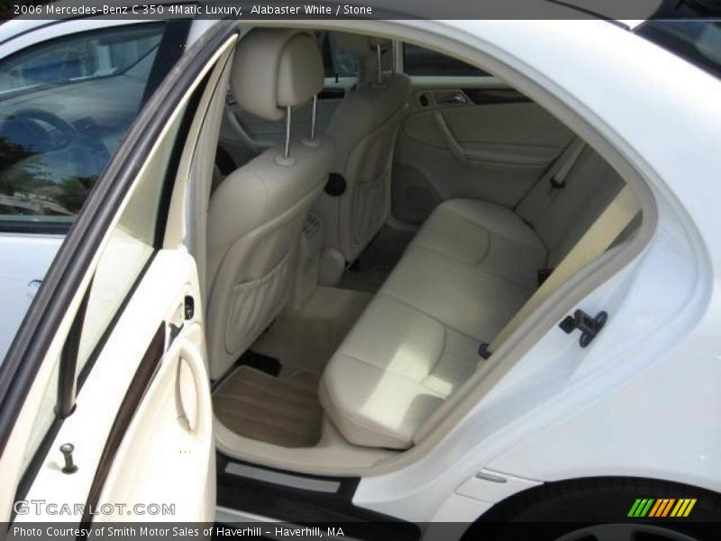 Alabaster White / Stone 2006 Mercedes-Benz C 350 4Matic Luxury