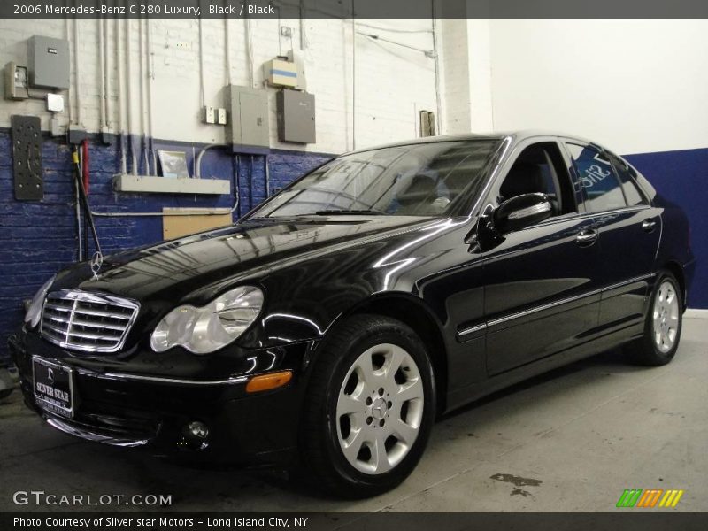 Black / Black 2006 Mercedes-Benz C 280 Luxury
