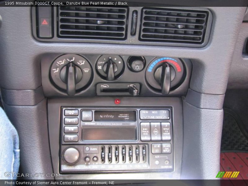 Danube Blue Pearl Metallic / Black 1995 Mitsubishi 3000GT Coupe