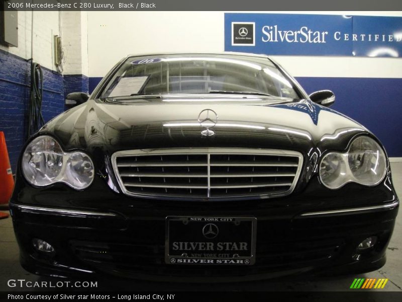 Black / Black 2006 Mercedes-Benz C 280 Luxury