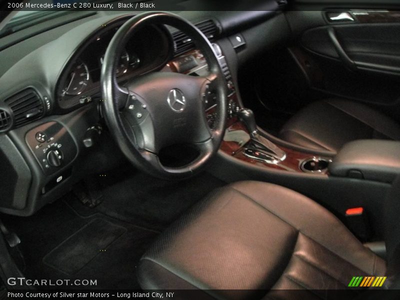Black / Black 2006 Mercedes-Benz C 280 Luxury