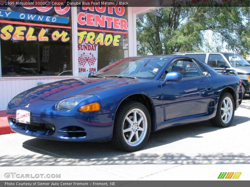 Danube Blue Pearl Metallic / Black 1995 Mitsubishi 3000GT Coupe