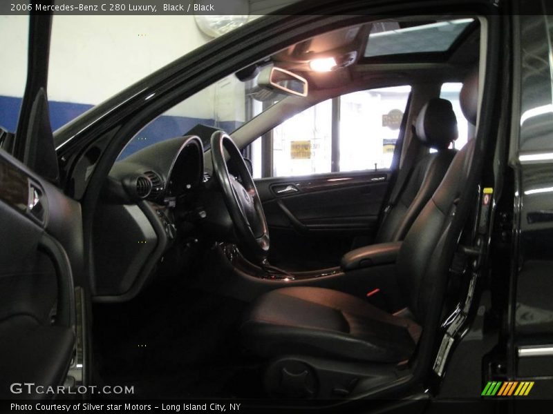 Black / Black 2006 Mercedes-Benz C 280 Luxury