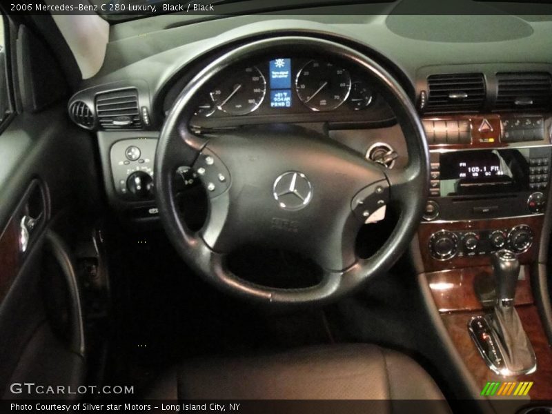 Black / Black 2006 Mercedes-Benz C 280 Luxury