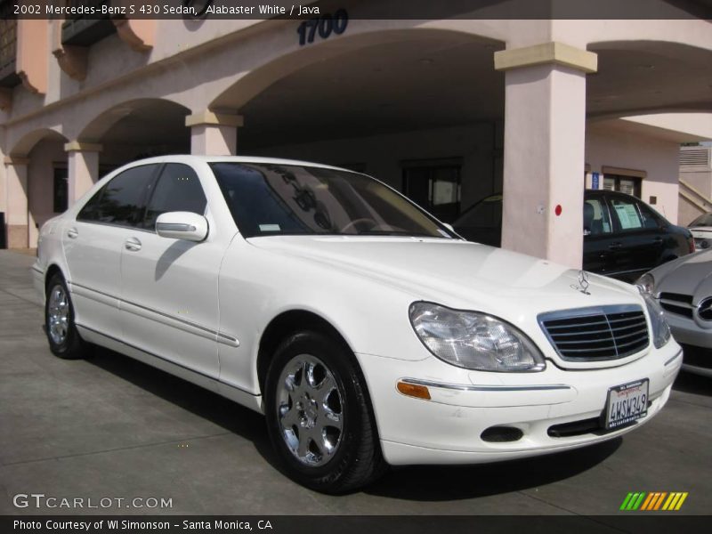 Alabaster White / Java 2002 Mercedes-Benz S 430 Sedan