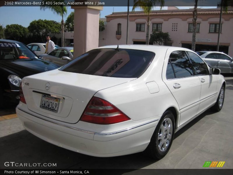 Alabaster White / Java 2002 Mercedes-Benz S 430 Sedan
