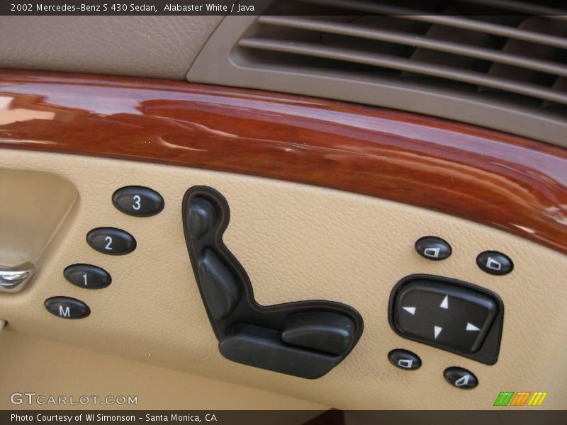Alabaster White / Java 2002 Mercedes-Benz S 430 Sedan
