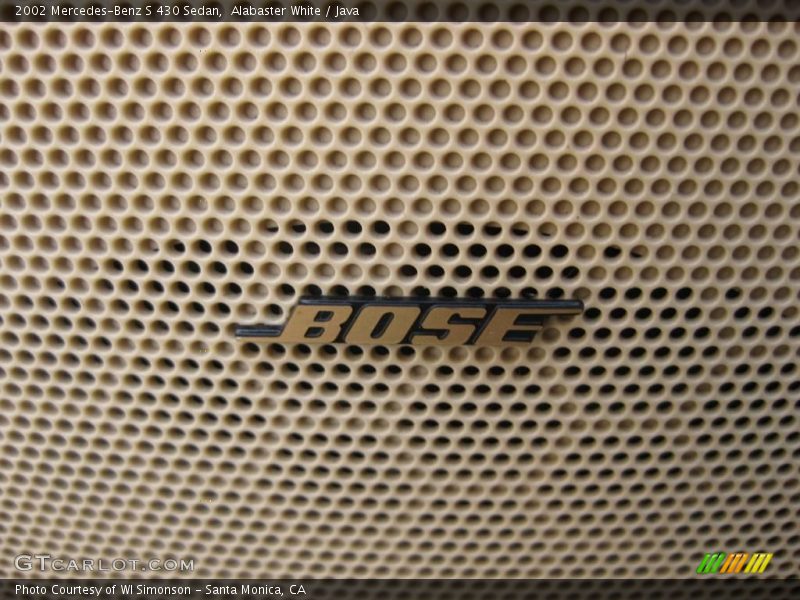 Alabaster White / Java 2002 Mercedes-Benz S 430 Sedan