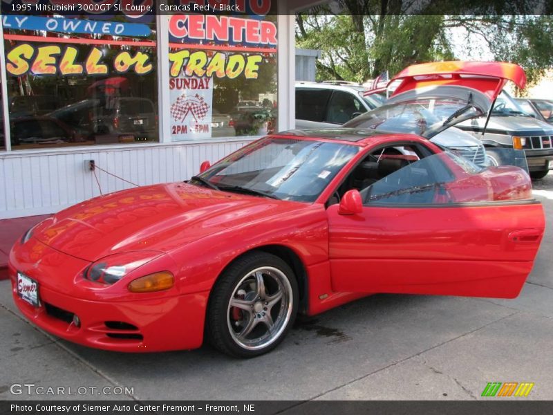 Caracas Red / Black 1995 Mitsubishi 3000GT SL Coupe