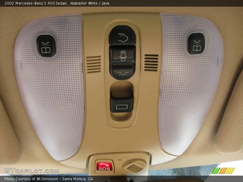 Alabaster White / Java 2002 Mercedes-Benz S 430 Sedan