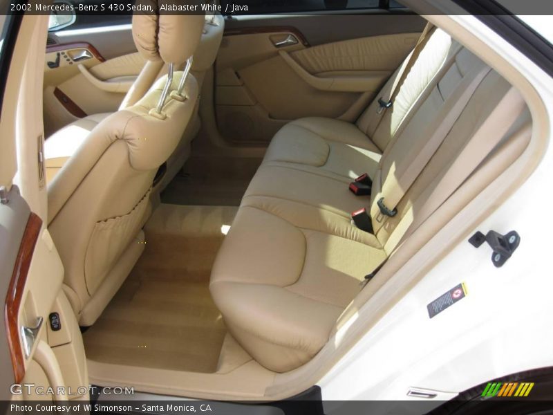 Alabaster White / Java 2002 Mercedes-Benz S 430 Sedan