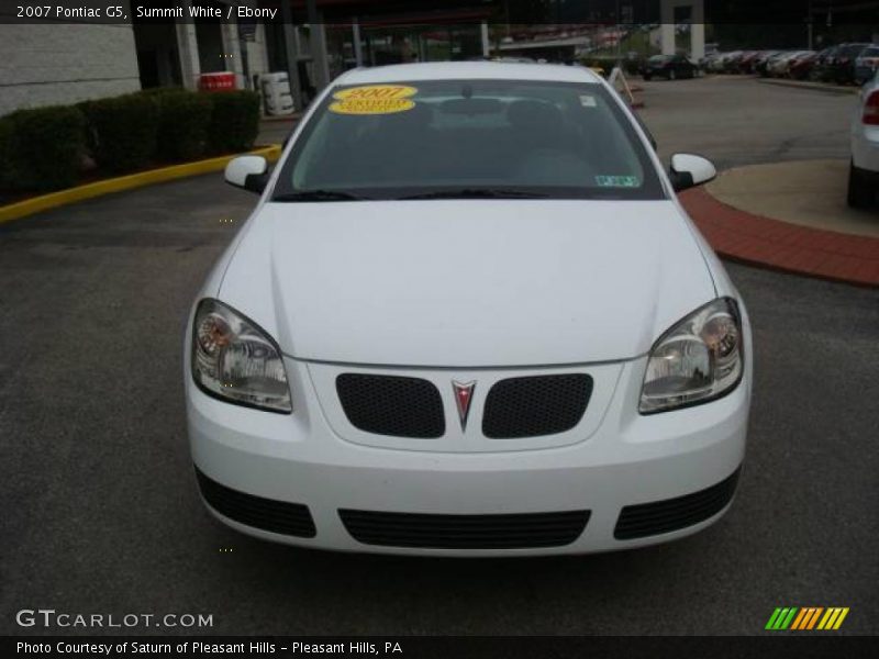 Summit White / Ebony 2007 Pontiac G5