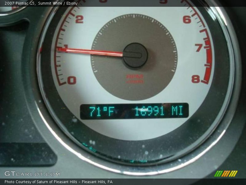 Summit White / Ebony 2007 Pontiac G5