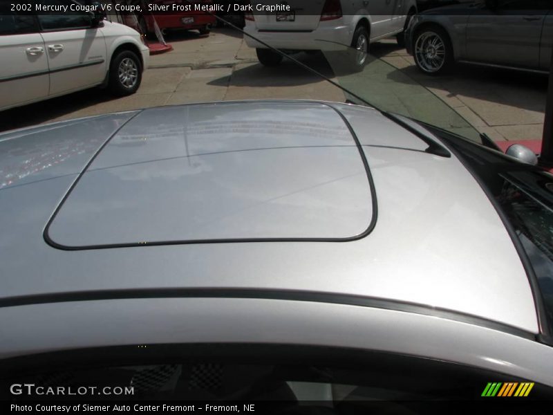 Silver Frost Metallic / Dark Graphite 2002 Mercury Cougar V6 Coupe