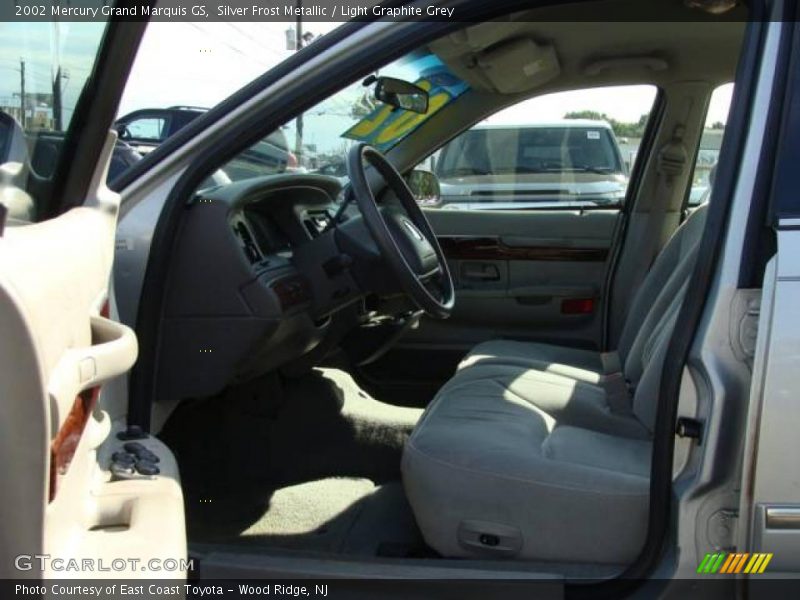 Silver Frost Metallic / Light Graphite Grey 2002 Mercury Grand Marquis GS