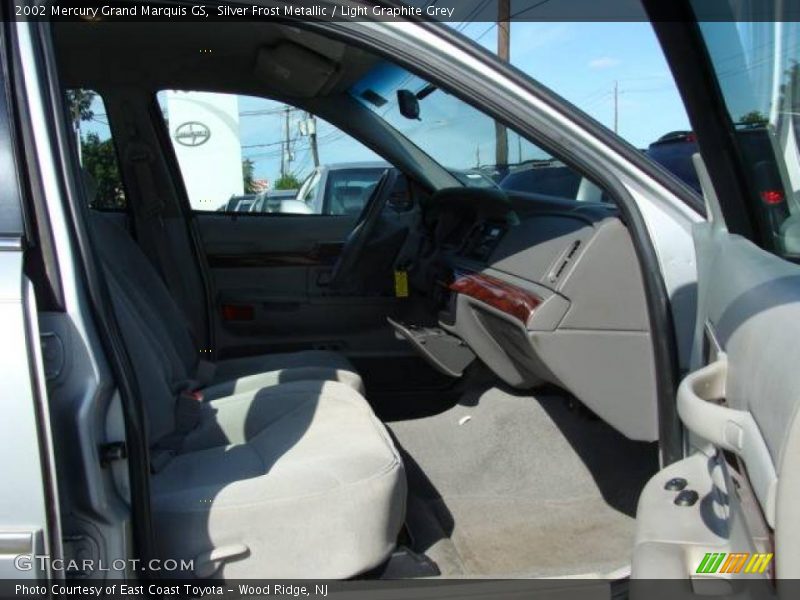 Silver Frost Metallic / Light Graphite Grey 2002 Mercury Grand Marquis GS