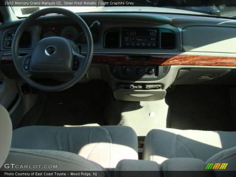 Silver Frost Metallic / Light Graphite Grey 2002 Mercury Grand Marquis GS