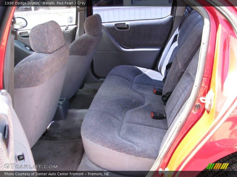 Metallic Red Pearl / Gray 1996 Dodge Stratus