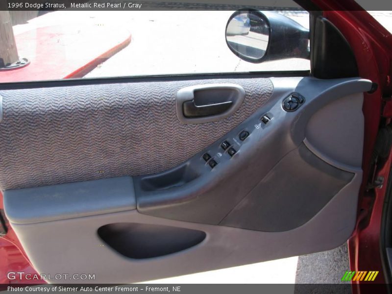 Metallic Red Pearl / Gray 1996 Dodge Stratus