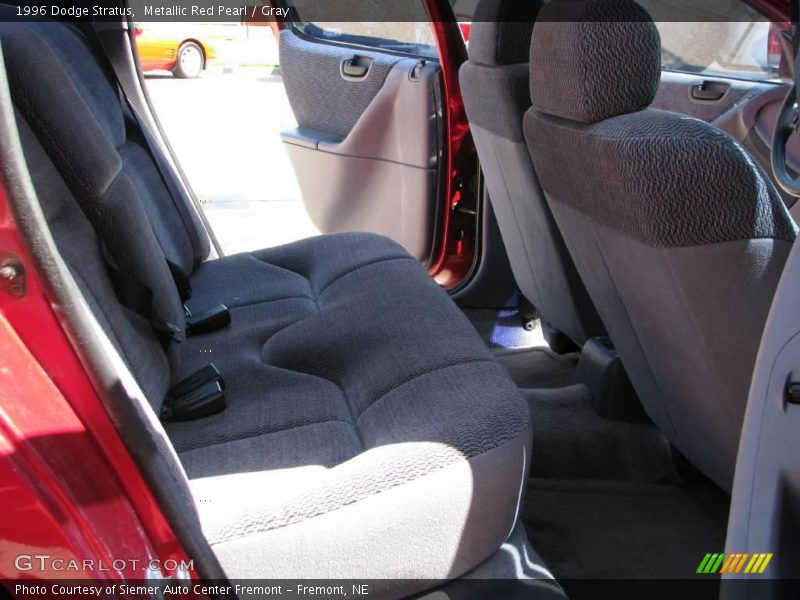 Metallic Red Pearl / Gray 1996 Dodge Stratus
