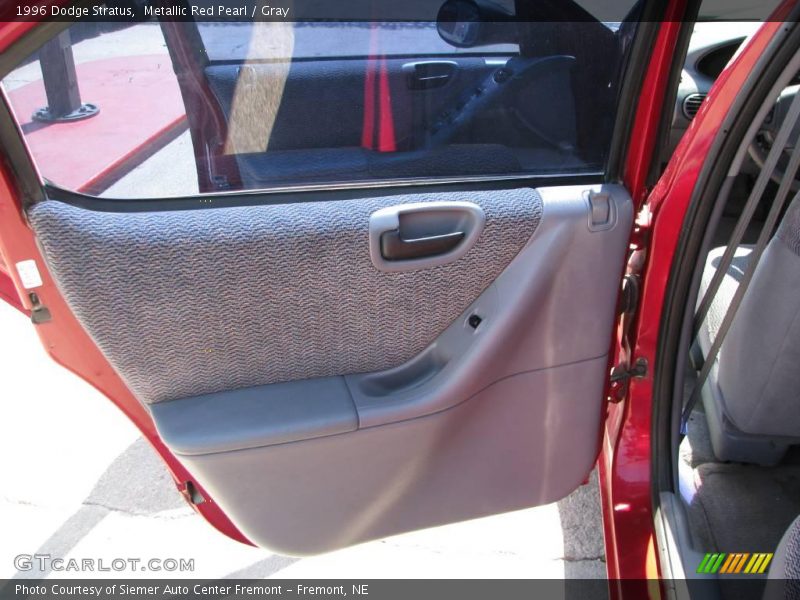 Metallic Red Pearl / Gray 1996 Dodge Stratus