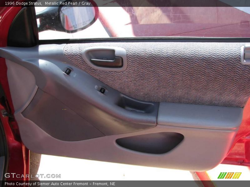 Metallic Red Pearl / Gray 1996 Dodge Stratus