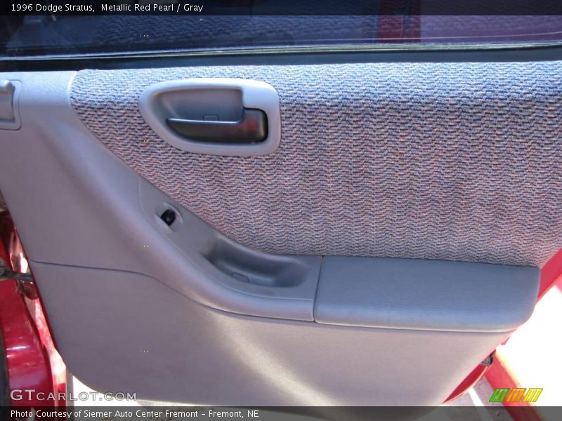 Metallic Red Pearl / Gray 1996 Dodge Stratus