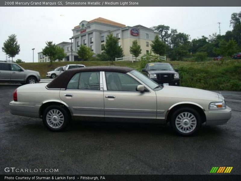 Smokestone Metallic / Medium Light Stone 2008 Mercury Grand Marquis GS