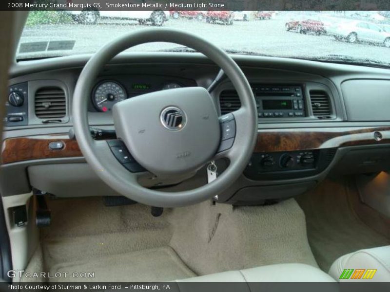 Smokestone Metallic / Medium Light Stone 2008 Mercury Grand Marquis GS