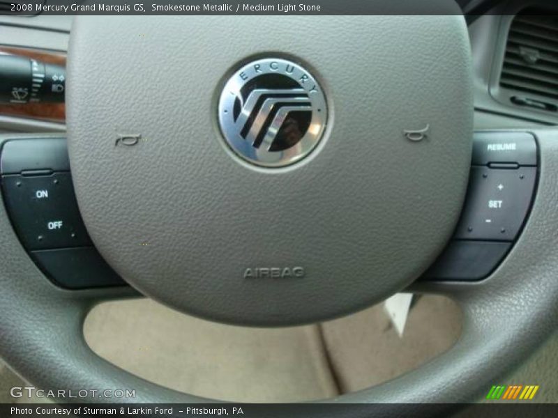 Smokestone Metallic / Medium Light Stone 2008 Mercury Grand Marquis GS