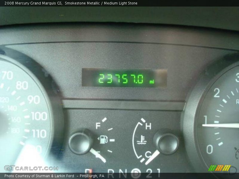 Smokestone Metallic / Medium Light Stone 2008 Mercury Grand Marquis GS