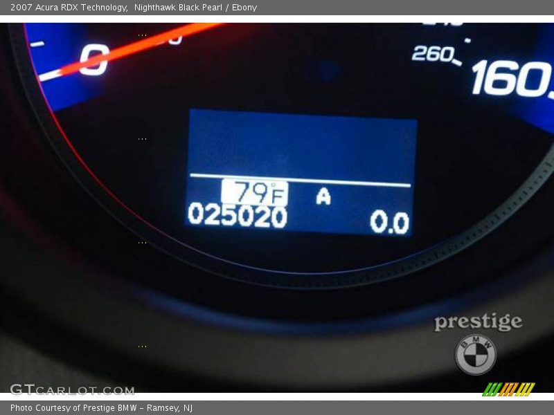 Nighthawk Black Pearl / Ebony 2007 Acura RDX Technology