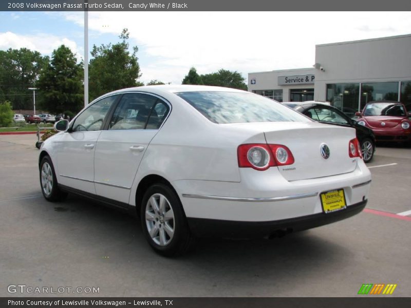 Candy White / Black 2008 Volkswagen Passat Turbo Sedan