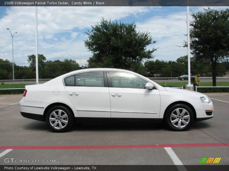 Candy White / Black 2008 Volkswagen Passat Turbo Sedan